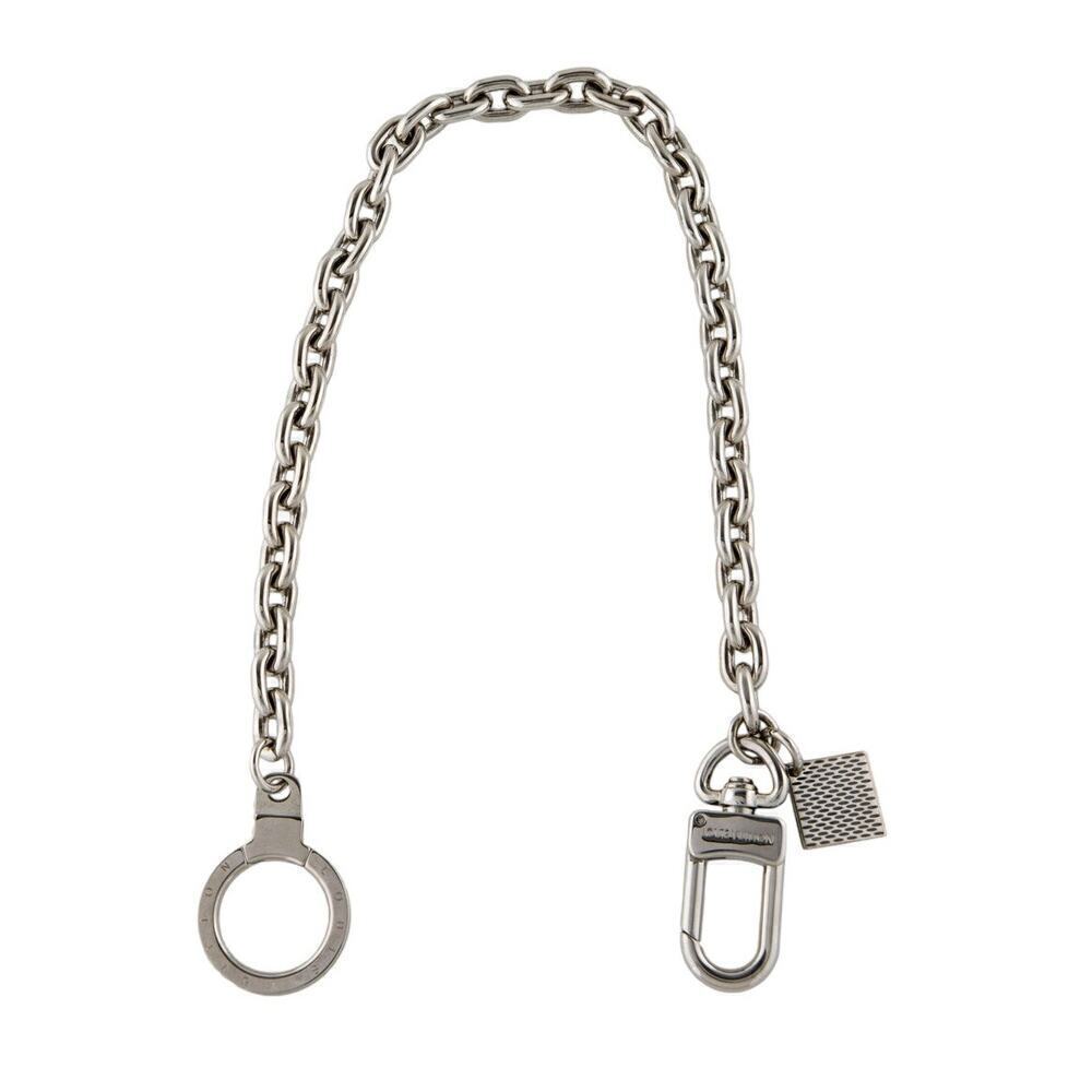 Louis Vuitton Chenne Ano Cles XL Key Chain Strap  Bag Charm Silver